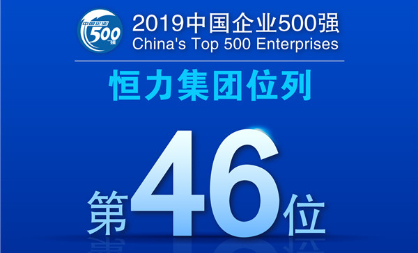 恒力集团攀升至中国企业500强第46位